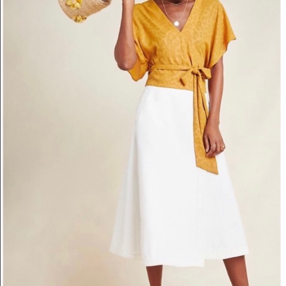 Anthropologie Current Air wrap blouse size XL - Picture 3 of 6